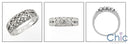 Fine Jewelry .30 TCW Pave Wedding Cubic Zirconia Cz Ring