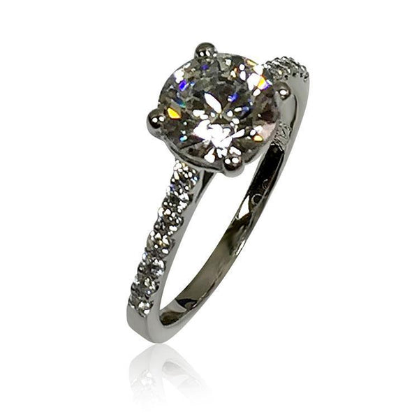 スーパーセール期間限定 1_carat_Round_cz_engagement_ri アクセサリー