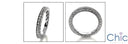 Eternity .50 Ct Round in HCt Engraved Wedding Cubic Zirconia Cz Ring