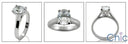 Solitaire 1.5 Ct Oval 4 Prong Cubic Zirconia Cz Ring
