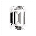 2 Ct Emerald Step Cubic Zirconia CZ Loose stone