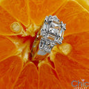 Estate Princess Baguette Cubic Zirconia Cz Ring