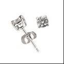 .50 Ct Round Of Basket Set Cubic Zirconia CZ Earrings