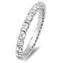 Eternity 1.5 Ct Round Channel Cubic Zirconia Band