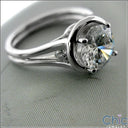 Solitaire 1.5 Brilliant Center Channel Cubic Zirconia Cz Ring