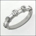 Wedding Channel Ct Pave 1 Ct Cubic Zirconia CZ Band 