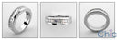 Wedding 1 Ct Channel Set Baguettes Cubic Zirconia CZ Band