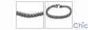 Round 3 Prong Tennis 4 Ct Cubic Zirconia CZ Bracelet
