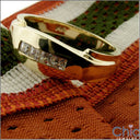 Mens .10 Princess Channel Set Cubic Zirconia CZ Wedding Band