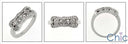 Anniversary 0.50 TCW Pave Set Cubic Zirconia Cz Ring