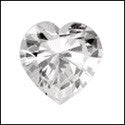 2 Ct Heart Shape Cubic Zirconia CZ Loose stone