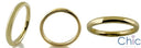 Plain Wedding 2mm Wedding Cubic Zirconia CZ Band