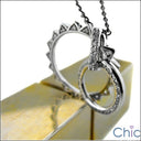 Cubic Zirconia Cz Sun Eternity Circle 1 Ct Pendant