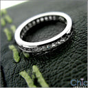 Princess Cubic Zirconia Channel 2.5 MM Eternity Band 14K White Gold