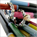 Eternity Canary Round Half Bezel Ct Pave 1.25 TCW Cubic Zirconia Cz Ring