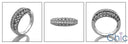 Wedding .50 TCW Pave Set Round Cubic Zirconia CZ Band 
