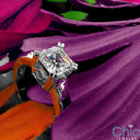 Solitaire 1.25 Asscher Single Stone Cubic Zirconia Cz Ring