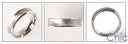Mens 6 MM Two Comfort Fit Band