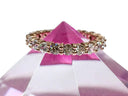 Cubic Zirconia Tiffany Embrace Inspired Eternity Band 3mm Wide 14K Rose Gold