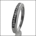 Wedding .15 TCW Round Pave Cubic Zirconia CZ Band 