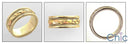 Mens 6.5MM Tri Tone Braided Wedding Band