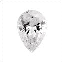 2 Ct Pear Shape Tear Drop Cubic Zirconia CZ Loose stone