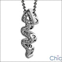 Cubic Zirconia Cz Triangle Pointer Pendant Pendant