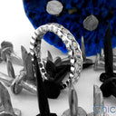 Eternity 1.25 TCW Round Channel Cubic Zirconia Cz Ring