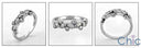 Wedding 1.55 TCW Marquise Ct Round Stone Cubic Zirconia CZ Band 