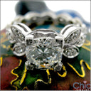Eternity 2 Ct Rounded Cushion Eternity Leaves Cubic Zirconia Cz Ring
