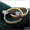 Eternity CHANNEL ETERNITY THREE IN ONE Cubic Zirconia Cz Ring