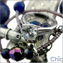 Solitaire Round 1.5 Ct 4 Prong Split Shank Cubic Zirconia Cz Ring