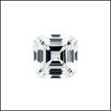 3 Ct Royal Asscher Cubic Zirconia CZ Loose stone