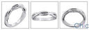 Wedding .10 TCW Round Cubic Zirconia CZ Band