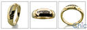 Mens 0.25 TCW Princess in Channel Cubic Zirconia CZ Band 