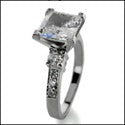 Engagement Princess Center 2 Ct Cubic Zirconia Cz Ring