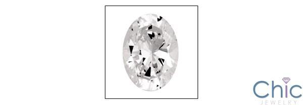 1 Ct Oval Cubic Zirconia CZ Loose stone