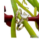 Plain Wedding 2.5 MM Knife Edge Wedding Cubic Zirconia CZ Band 