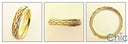 Mens Tri Color Braided Wedding Band