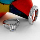 Wedding micro pave Cubic Zirconia CZ Band