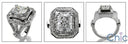Estate 7826 Cubic Zirconia Cz Ring