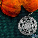 Cubic Zirconia Cz 1.5 TCW Medallion Pendant