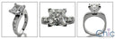 Engagement 2.5 Princess Center Small Princess in Channel Cubic Zirconia Cz Ring