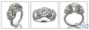 Fine Jewelry Round Stone Channel Pave 3.75 TCW Cubic Zirconia Cz Ring