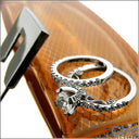 Wedding Round Stone .30 TCW in Share Prong Cubic Zirconia CZ Band 