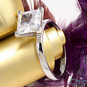 Solitaire 2.5 Princess 2.5MM Cubic Zirconia Cz Ring