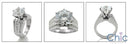 Engagement Round 3 Ct Center 2.25 TCW Channel Cubic Zirconia Cz Ring