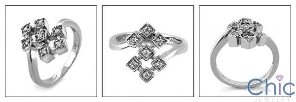 Fine Jewelry 7 Stone Cubic Zirconia Cz Ring