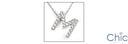Cubic Zirconia Cz M Pendant Initial Pendant