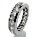 Mens Cubic Zirconia Eternity Ring